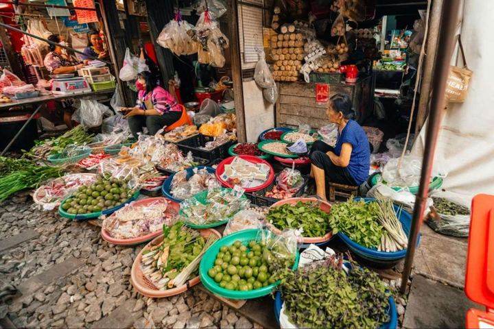 Morning market in Bangkok